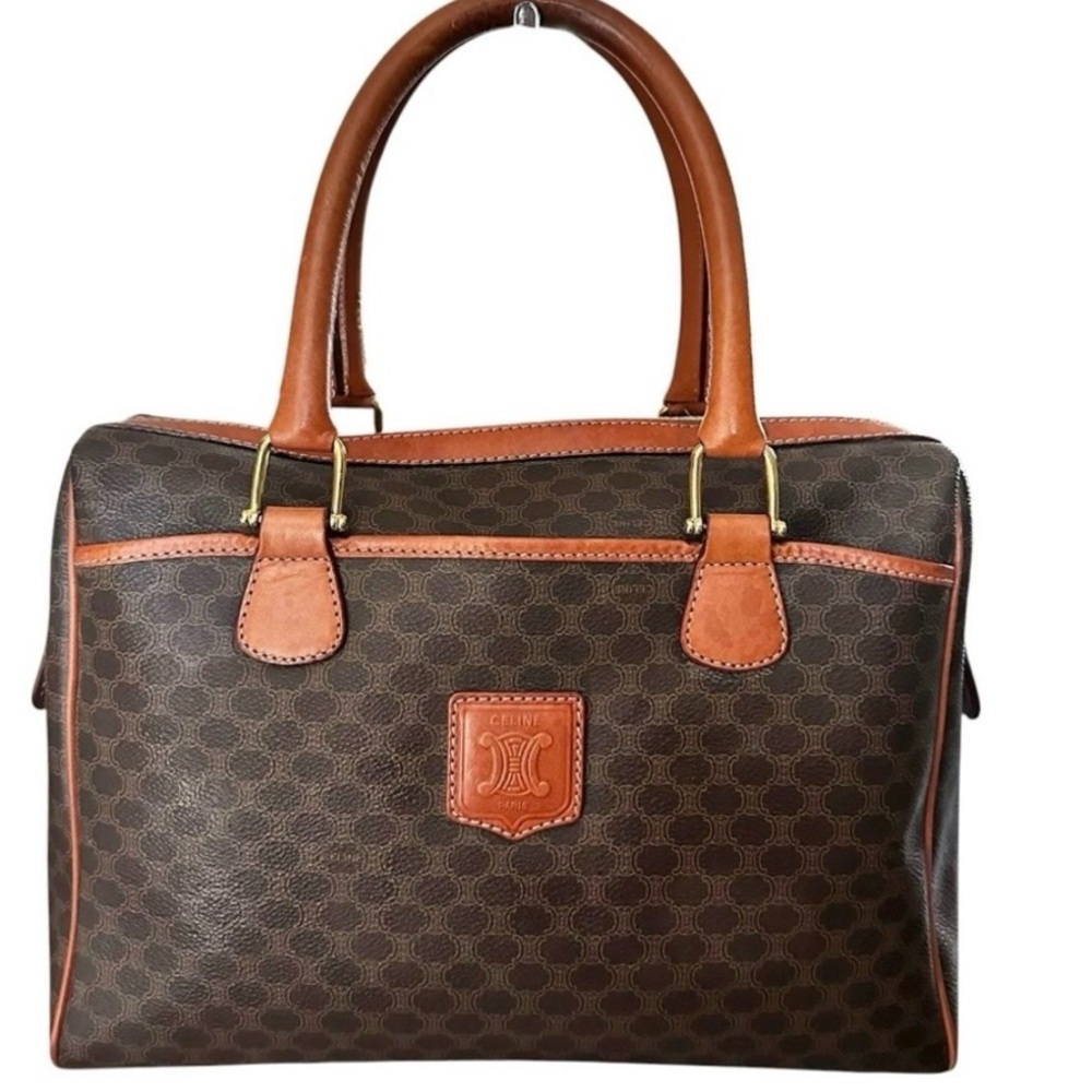 💯 Authentic Celine Brown and Tan Satchel - Picture 2 of 14